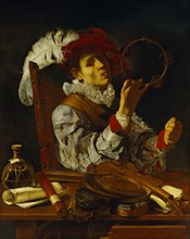 The Musician, by Cecco del Caravaggio. Rome, Italy, 17th century