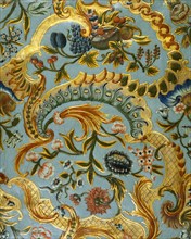Panel, detail. The Netherlands, mid-18th century