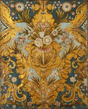 Panel, detail. The Netherlands, early 18th century