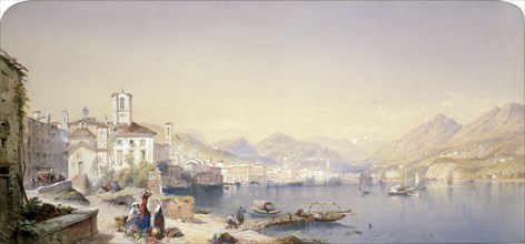 Lake of LugaN, by T.L. Rowbotham Jnr. England, 19th century