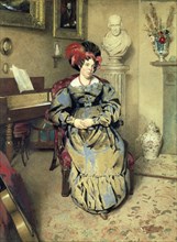 Portrait of a Lady, by Frederick Cruickshank. England, 1830