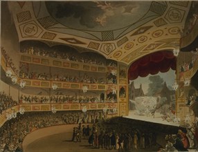 The Royal Circus, by John Bluck. Theatre Museum, London, England, 1809.