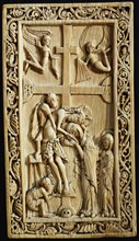 The deposition from the Cross, by Herefordshire school. Hereford, England, 1150