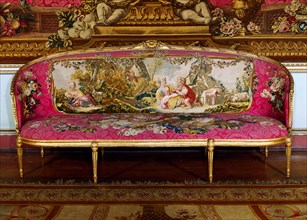 Settee from the Tapestry Room, Osterley Park House. London, England, 18th century