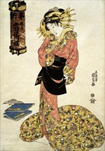 The Courtesan Tachibana of Tsuru-ya, by Utagawa Kunisada. Japan, 19th century