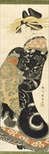 A Courtesan, by Katsukawa Shunsen. Japan, 18th-19th century