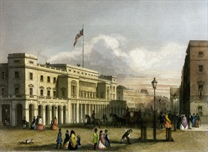 Italian Opera House, by Albutt, after Read. London, England, 19th century
