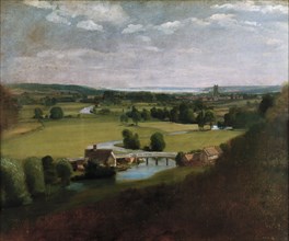 Constable, La vallée de la Stour et Dedham en arrière-plan
