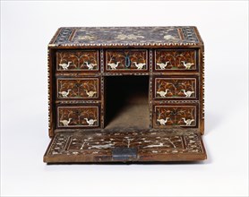 Fall front cabinet. Western India, early 17th century