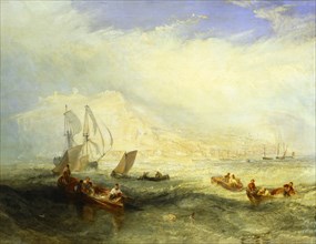 Line Fishing Off Hastings, by J.M.W.Turner. Hastings, England, 1835