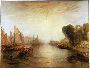 East Cowes Castle, by J.M.W. Turner. Isle of Wight, England, 1828