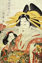 The Doll's Festival, by Torii Kiyomitsu II. Japan, 19th century
