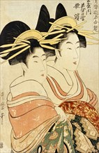 Two Courtesans, by Kitagawa Utamaro. Japan, late 18th century