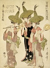 Female Musicians, by Kitagawa Utamaro. Japan, late 18th century