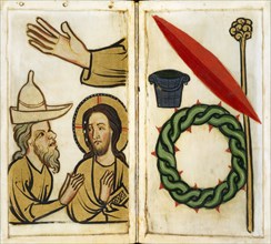 Devotional booklet, The Stigmata of Christ. Nrth Rhine Westphalia, Germany, early 14th century