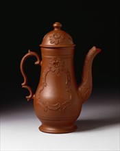 Coffee pot. Staffordshire, England, mid-18th century