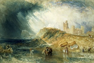 Holy Island, Nrthumberland, by J.M.W. Turner. England, 19th century