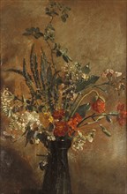 Constable, Etude de fleurs dans un vase à jacinthe