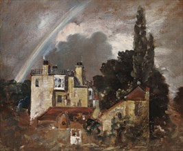 The Grove or Admiral's House, by John Constable. Hampstead, England, early 19th century