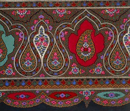 Design for printed shawl fabric, by George Haite. England, 19th century