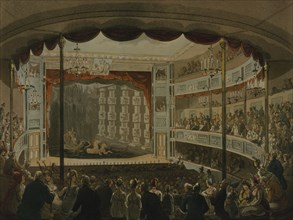 Sadler's Wells Theatre, by Thomas Rowlandson. London, England, 1809