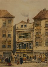 Mrs Salmon's Waxworks in Fleet St, by Morand. London, England, 1812