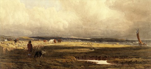 A Salt Marsh, by William Turner. England, 19th century