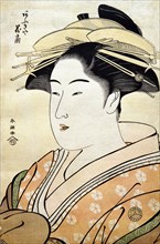 The Courtesan Hanaogi of Ogi-ya, by Katsukawa Shuncho. Japan, 19th century
