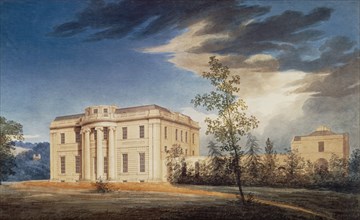Design for Tyringham, by Joseph Michael Gandy. England, 18th-19th century