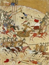 The Defeat of Pir Padishah in 1405. Persia, 1425