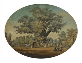 Fairlop Fair, by Samuel Hieronymous Grimm. Switzerland, 1774