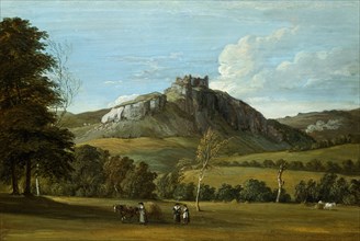 Curreg-Cennan Castle, by Paul Sandby. England, 18th-19th century