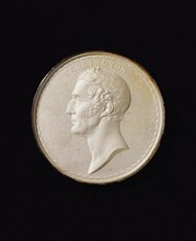 Medal showing portrait of The Duke of Wellington. France, 19th century