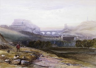 Edinburgh, by John Gendall. Scotland, 19th century