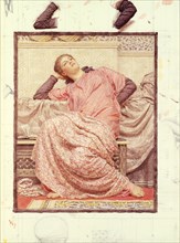 An Open Book, by Albert Joseph Moore. England, 19th century