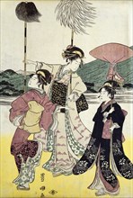 Daimijo's Travelling Procession, by Utagawa Toyokuni. Japan, 18th-19th century