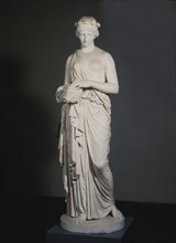 Pandora, by John Gibson. Rome, Italy, 19th century