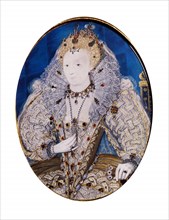 Queen Elizabeth, by Nicholas Hilliard. England, 16th century