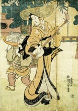 A Musician, by Utagawa Kunisada. Japan, 1864