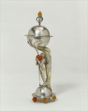 Salt Cellar with lid, by Charles Robert Ashbee. London, England, late 19th century