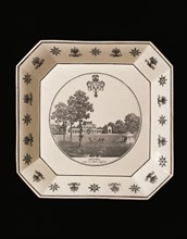 Dish. Creil, France, 19th century