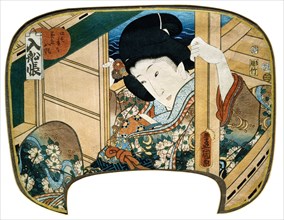 A Courtesan's Recordbook, by Utagawa Kunisada. Japan, 19th century