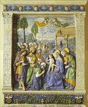 The Adoration of The Magi, by Andrea Della Robbia. Florence, Italy, early 16th century