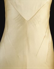 Wedding Dress, detail, by Charles James. USA, 1934. EDITORIAL USE ONLY. Londres, Victoria & Albert