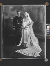 Lord and Lady Louis Mountbatten, photo Lafayette Portrait Studios. London, England, 1922. Londres,
