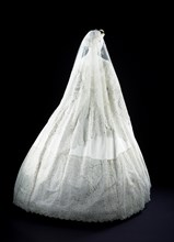 Wedding dress worn by Eliza Penelope Clay when she married Joseph Bright. London, England, 1865.
