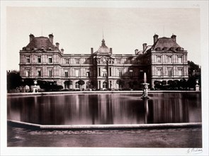 Baldus, Paris, Palais du Luxembourg, the great basin on the side of the garden