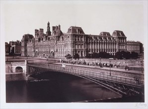 Baldus, Paris, Hôtel de Ville et Pont d'Arcole