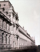 Baldus, Paris, Louvre, Bibliothèque, Rue de Rivoli