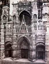 Baldus, Rouen, façade de l'Eglise Notre-Dame